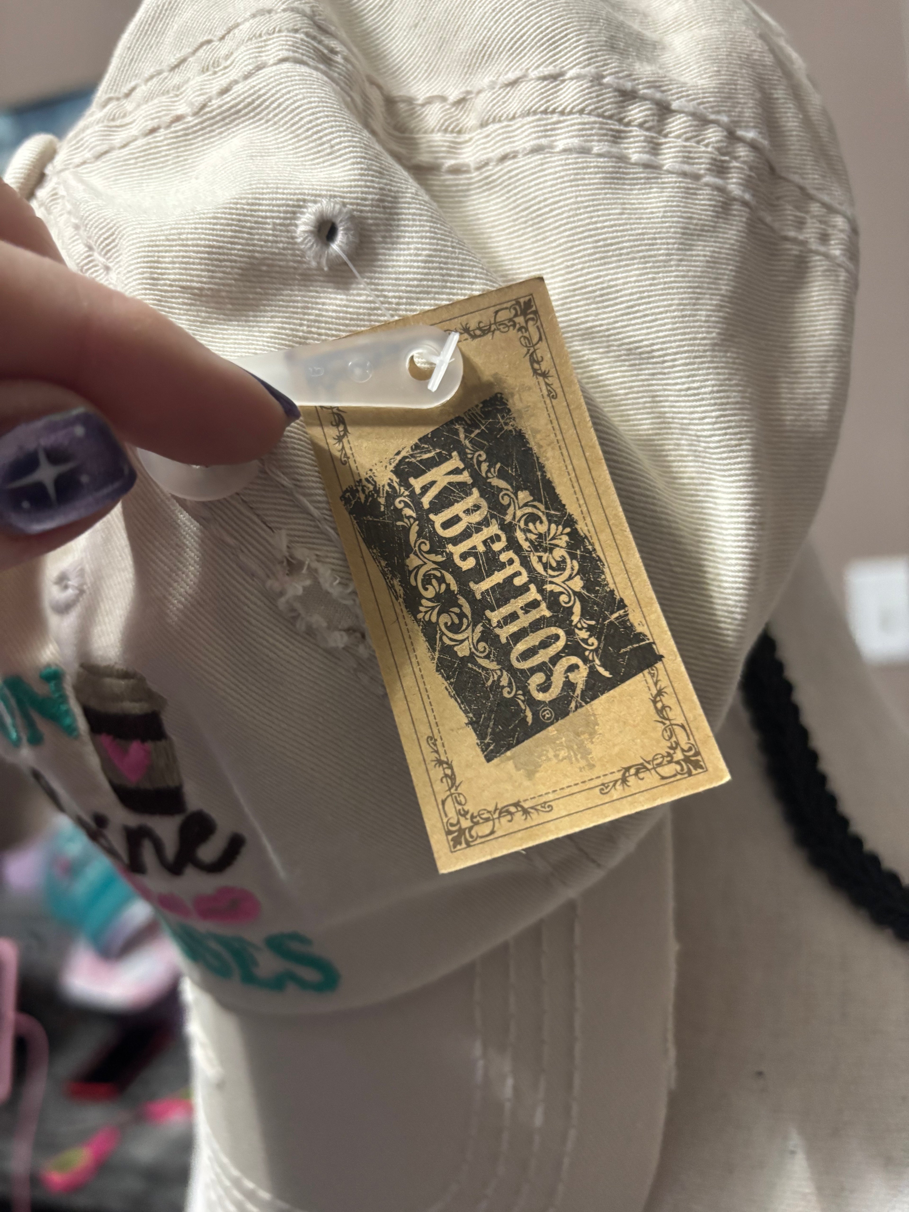 Caffeine and kisses ballcap