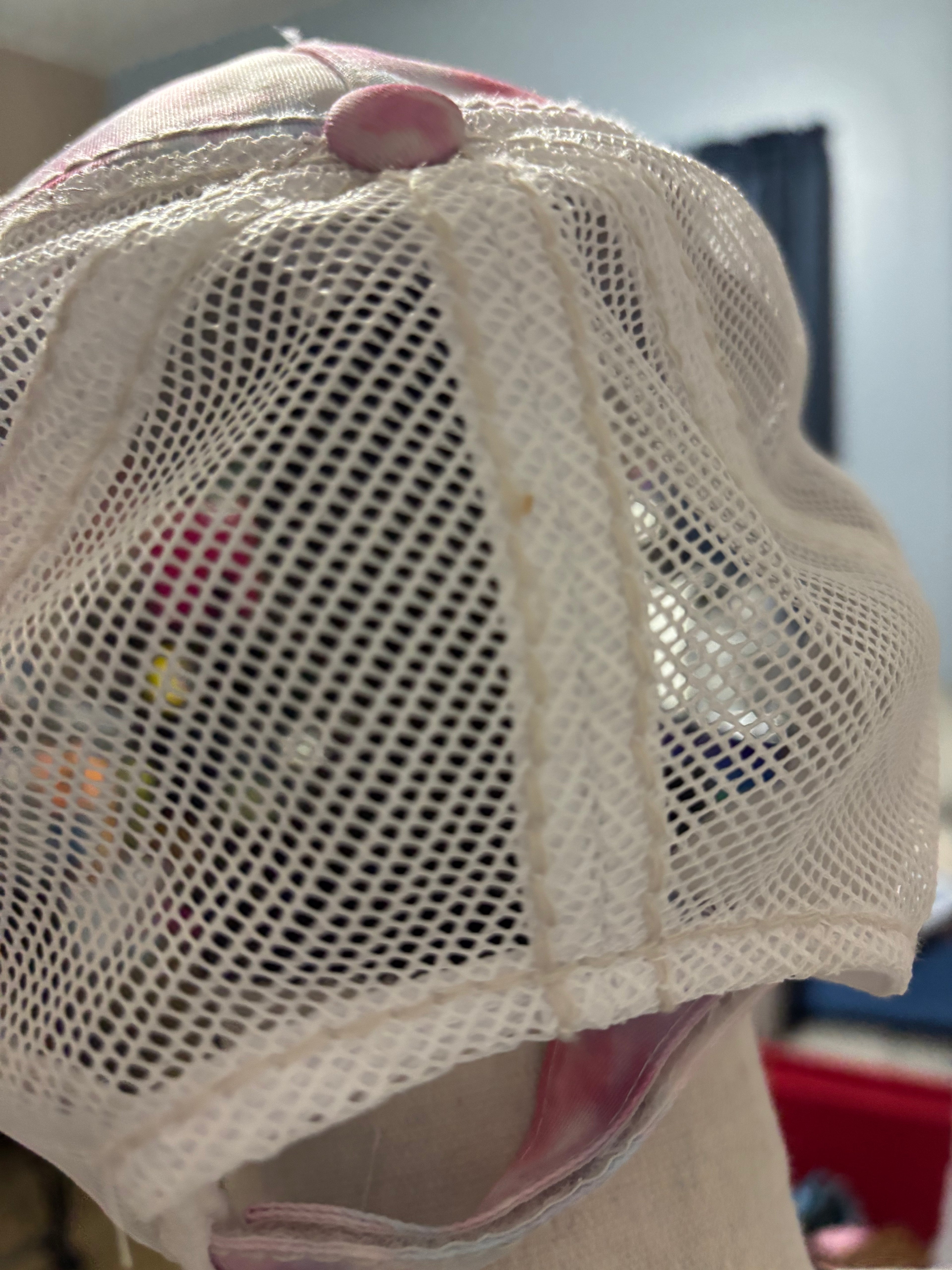 Be happy pink ballcap