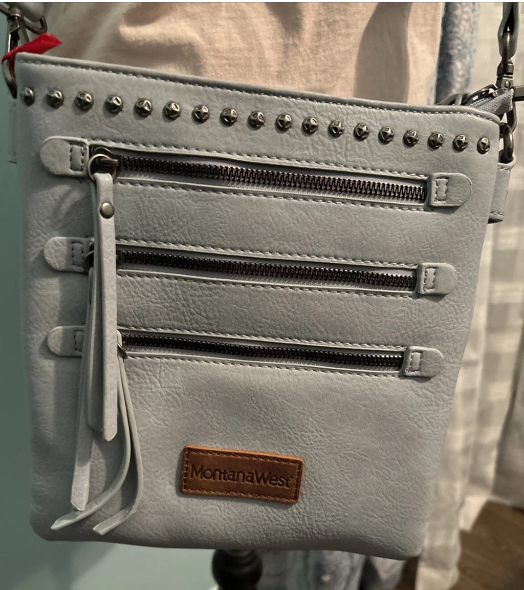 Montana West Pale Blue Crossbody
